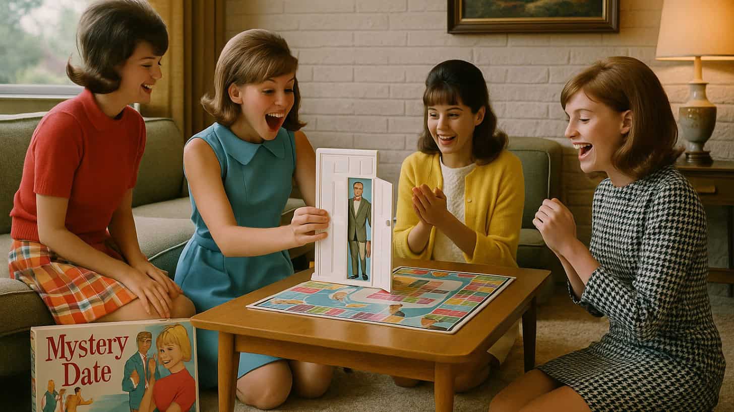 Classic Board Games from the '60s Worth Playing Again 5 Image of the Mystery Date Board Game, a classic 1965 toy for collectors.