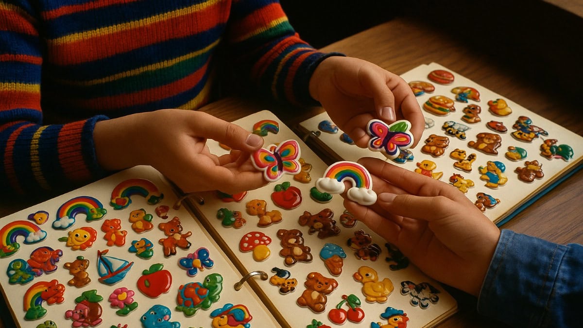 13 Classic School Supplies from the ’70s That Made You the Coolest Kid in Class - 10. Puffy Stickers