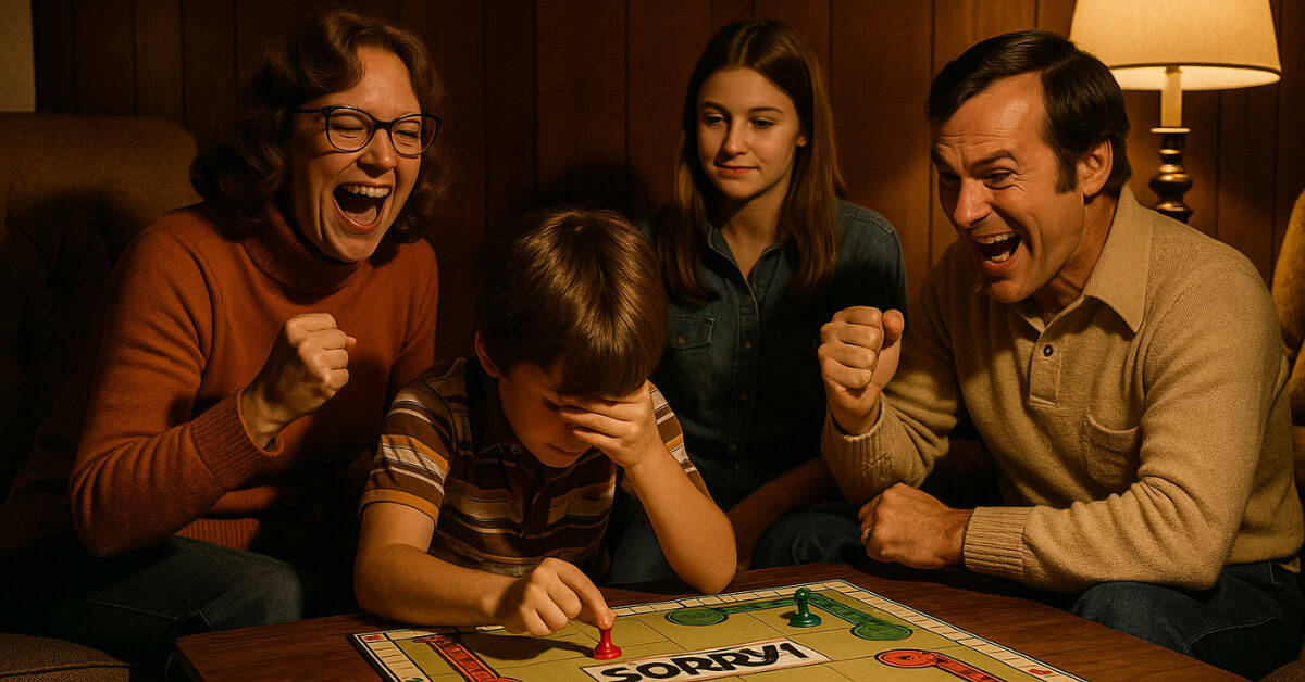 70s family game night 2