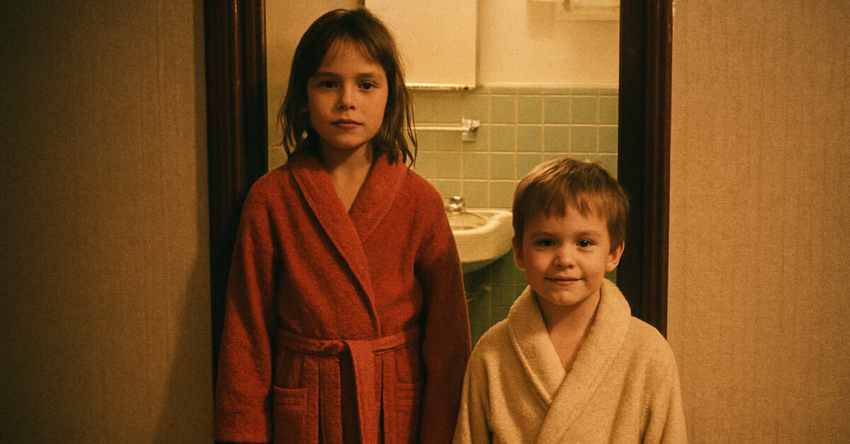 Growing Up in a Big Family: What Nobody Else Gets 4 Children sharing bath water, a common sibling experience in the 60s.