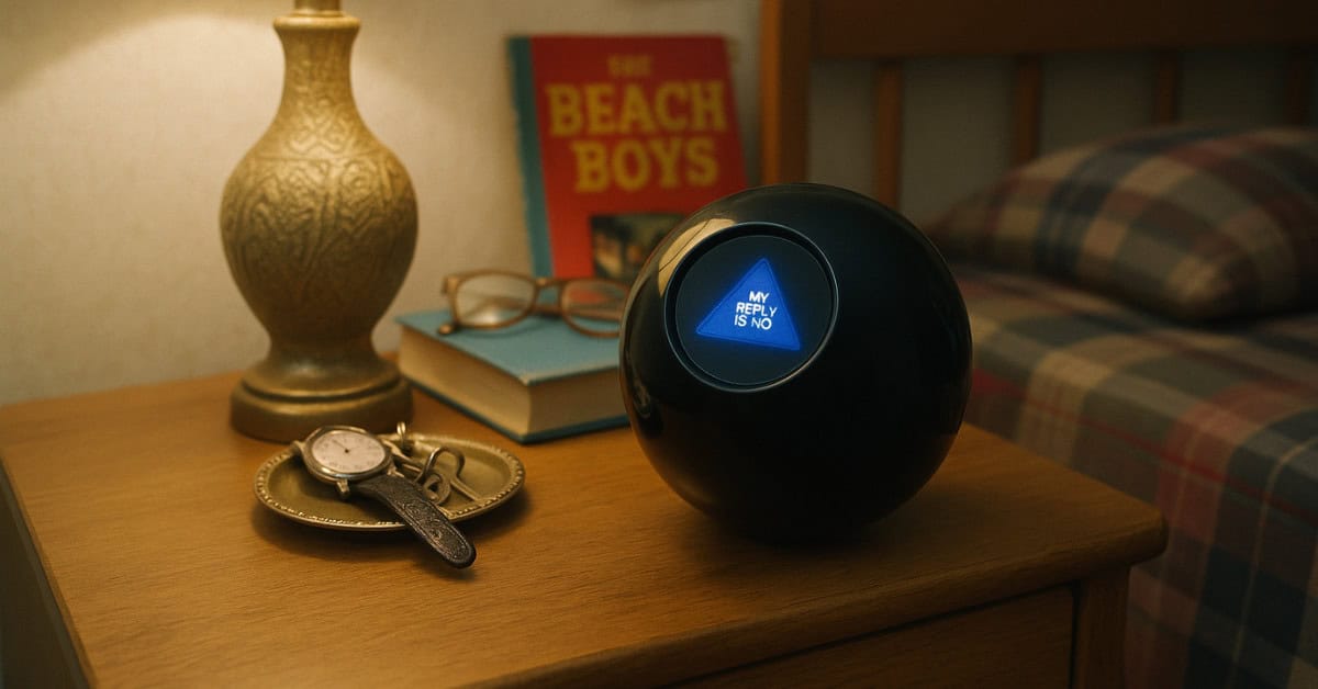 Inside Every '70s Kid's Bedroom 14 A nostalgic Magic 8 Ball among other relics from kids' rooms in the 60s.