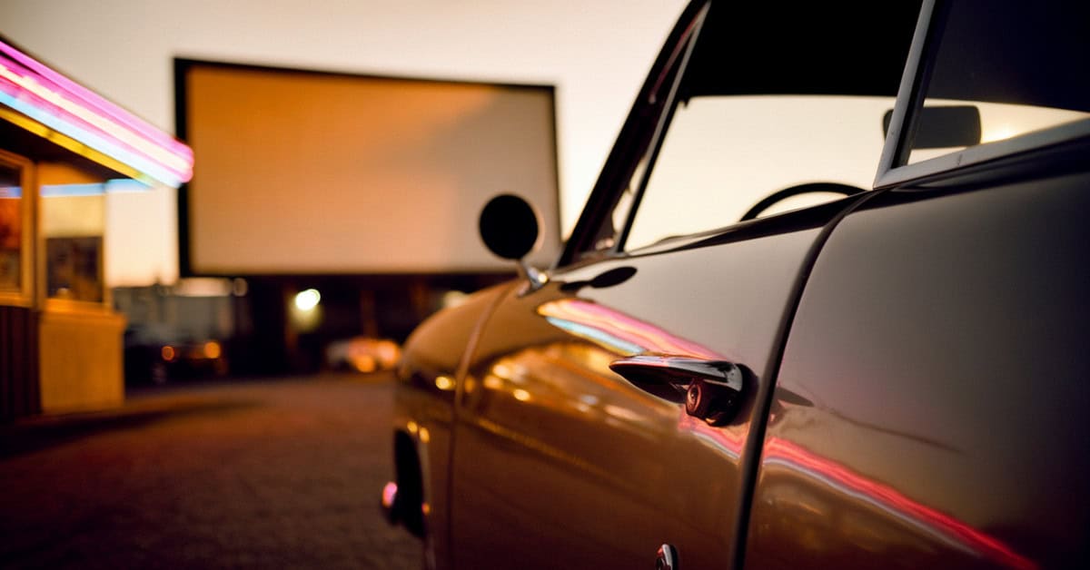 Image depicting the urban legend of a hook hand attacker at drive-in theaters.