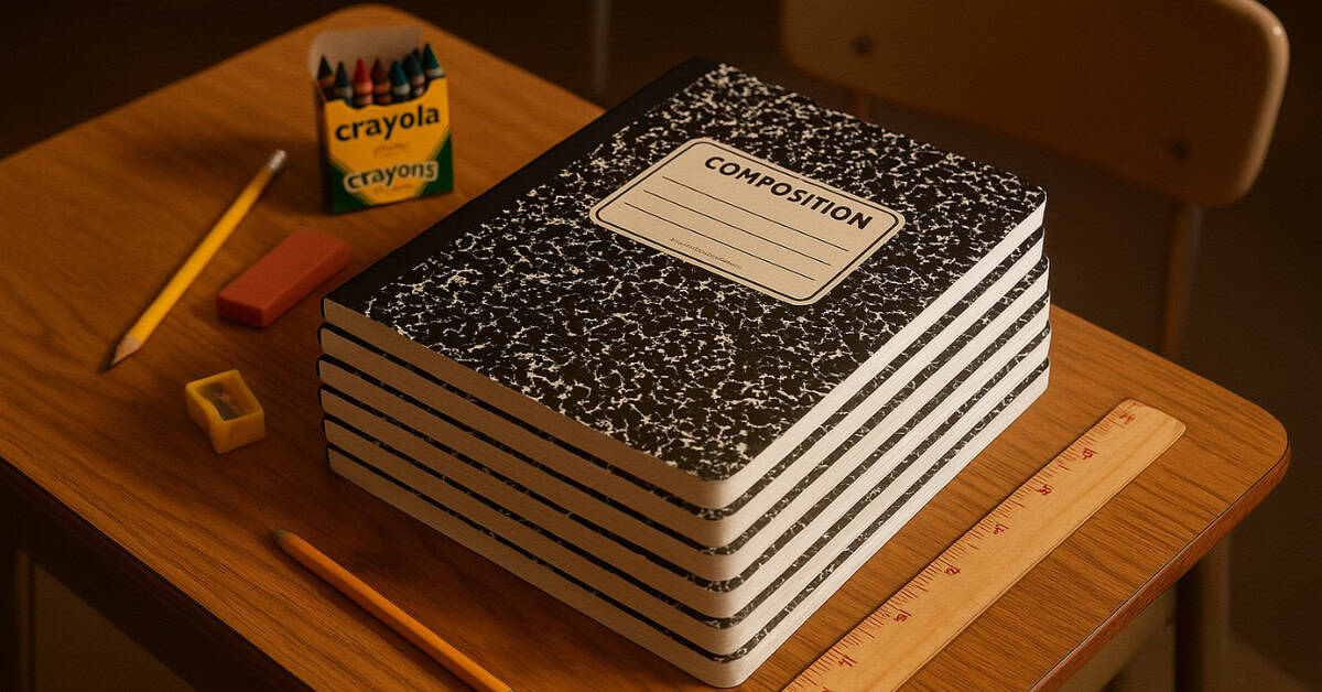 14 Things You Could Buy for a Nickel in 1960 (That Cost $20+ Now) 14 A vintage composition notebook, a staple for ’70s kids' school supplies.