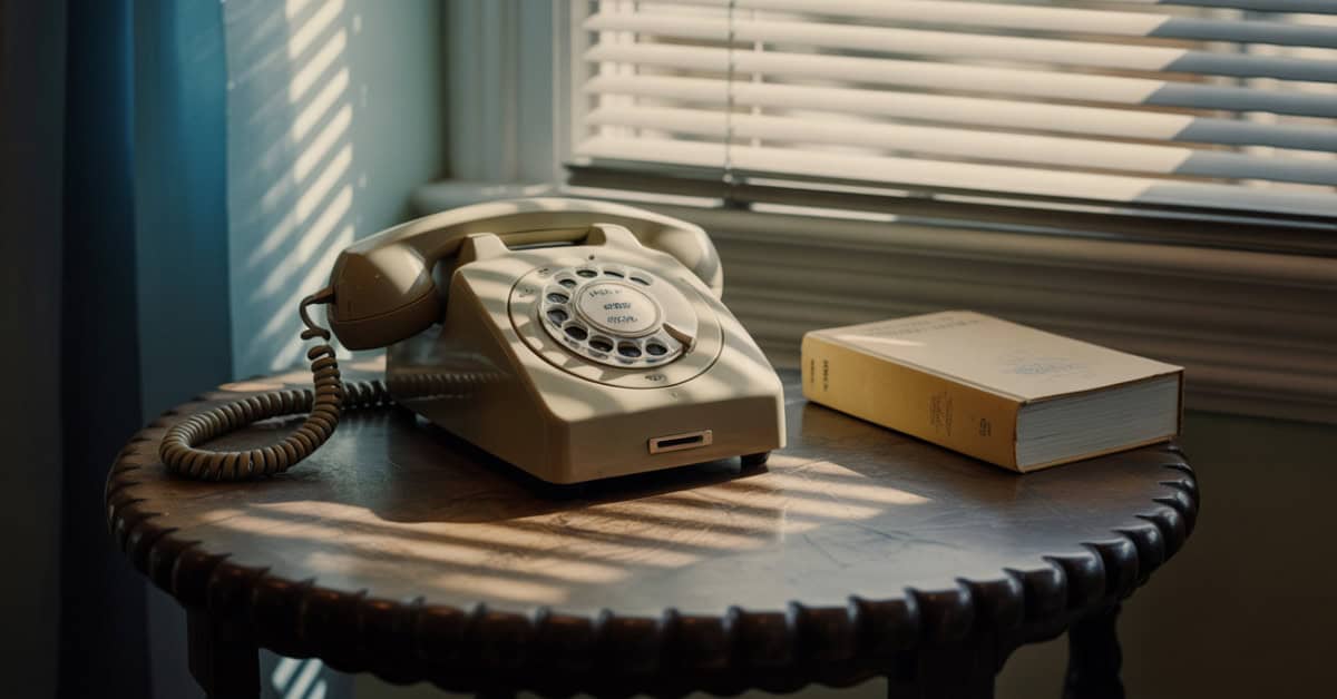 A chilling illustration related to the Telephone Game urban legend from the '70s.