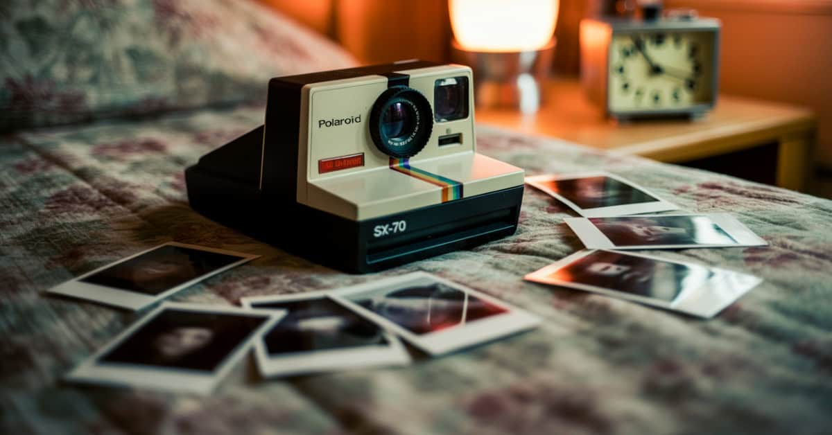 Image depicting a Polaroid photo related to '70s slumber party urban legends.