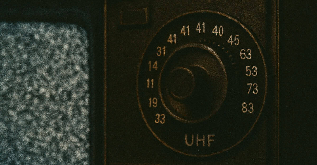 What TV Was Like Before Cable 6 Image depicting UHF ghost channels related to '70s TV urban legends.