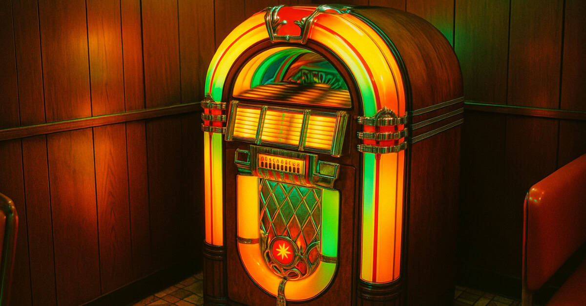 14 Things Every Kid Did at the Bowling Alley 8 A vintage jukebox representing the urban legend featured in the post.