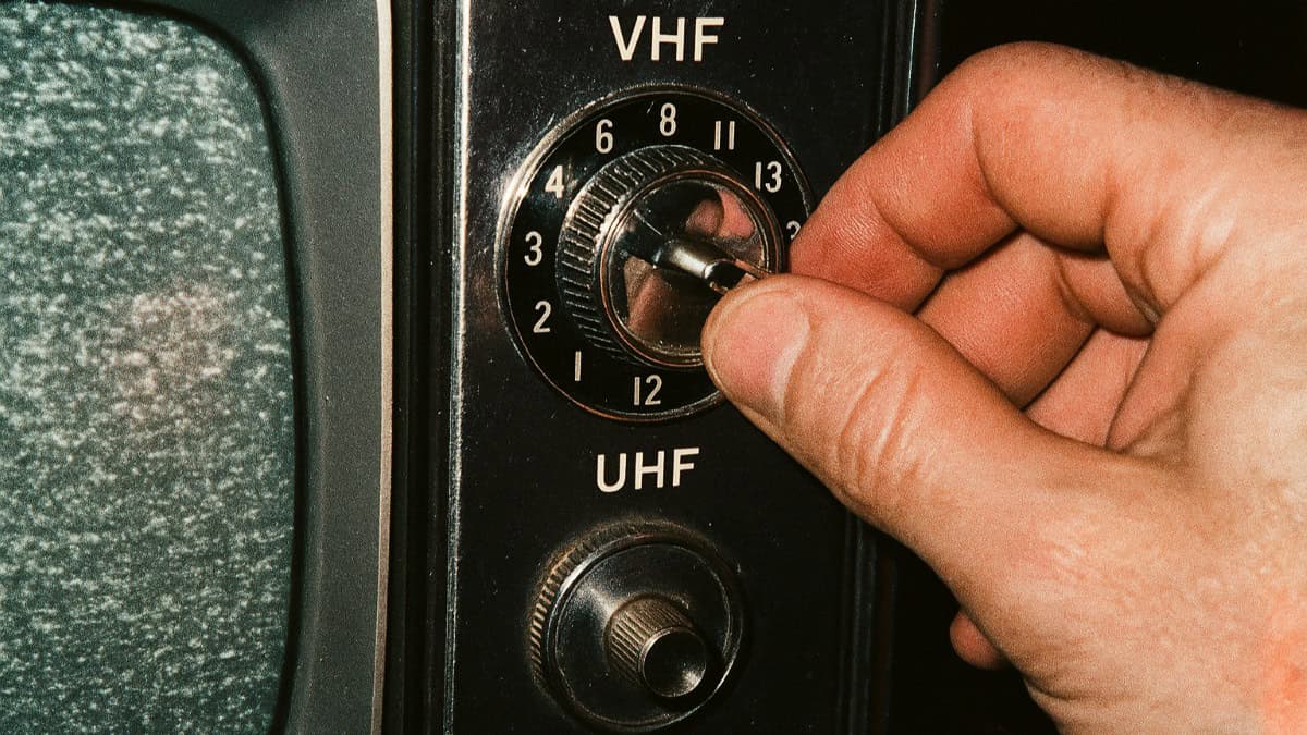 What TV Was Like Before Cable 7 Image of vintage TV channel knobs, showcasing a baffling childhood item for kids today.