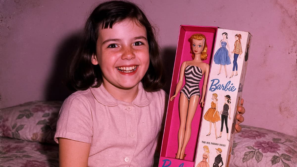 Image of vintage Barbie dolls, illustrating childhood toys' surprising value.
