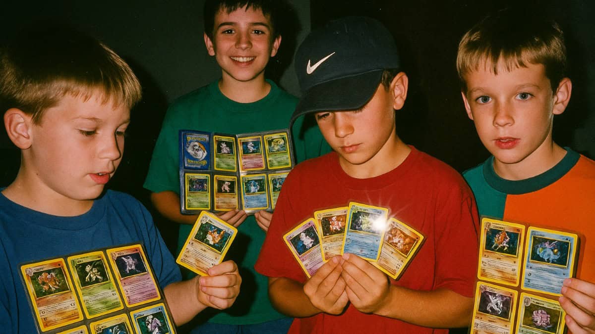 16 After-School Activities That No Longer Exist 11 A collection of vintage Pokemon cards from the 1990s, showcasing their current value.