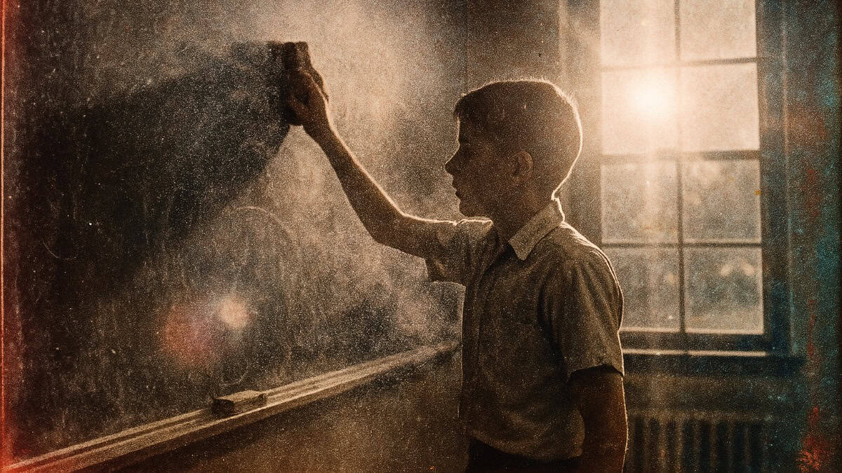 14 School Punishments from the Past That Would Get Teachers Sued Now - 7. Cleaning the Chalkboards