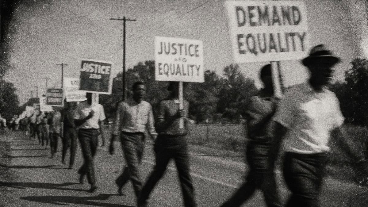 What Growing Up in the '60s Actually Gave Us 10 Image illustrating Boomers' pride in their role in the Civil Rights Movement.