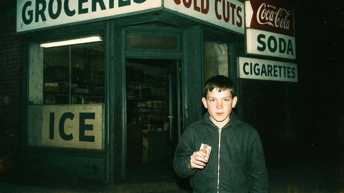 Grown-Up Things Kids Did Back Then That Would Cause Outrage Now 3 Image depicting kids buying cigarettes for parents, highlighting past norms.