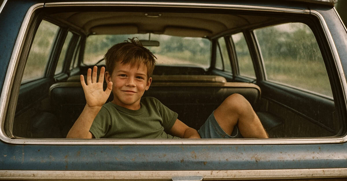 Before Seatbelts Were Mandatory: What Every Kid Remembers 3 60s kid without seatbelts 1