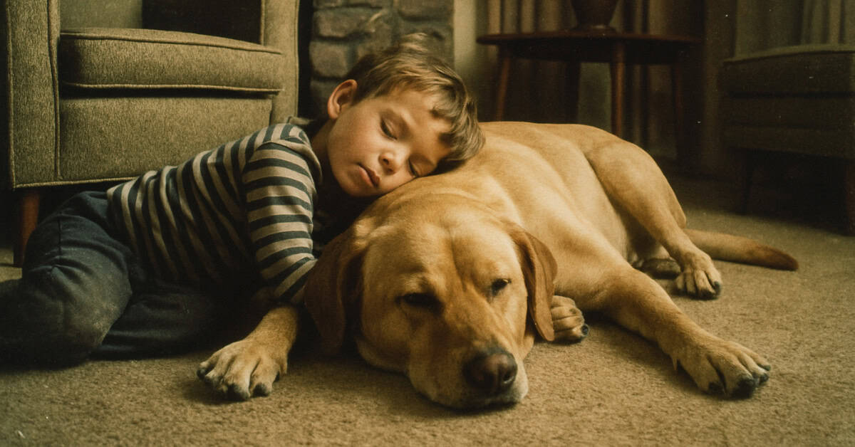 How Kids Used to Play with Their Dogs Before Safety Rules Changed 2 60s kids did with dogs