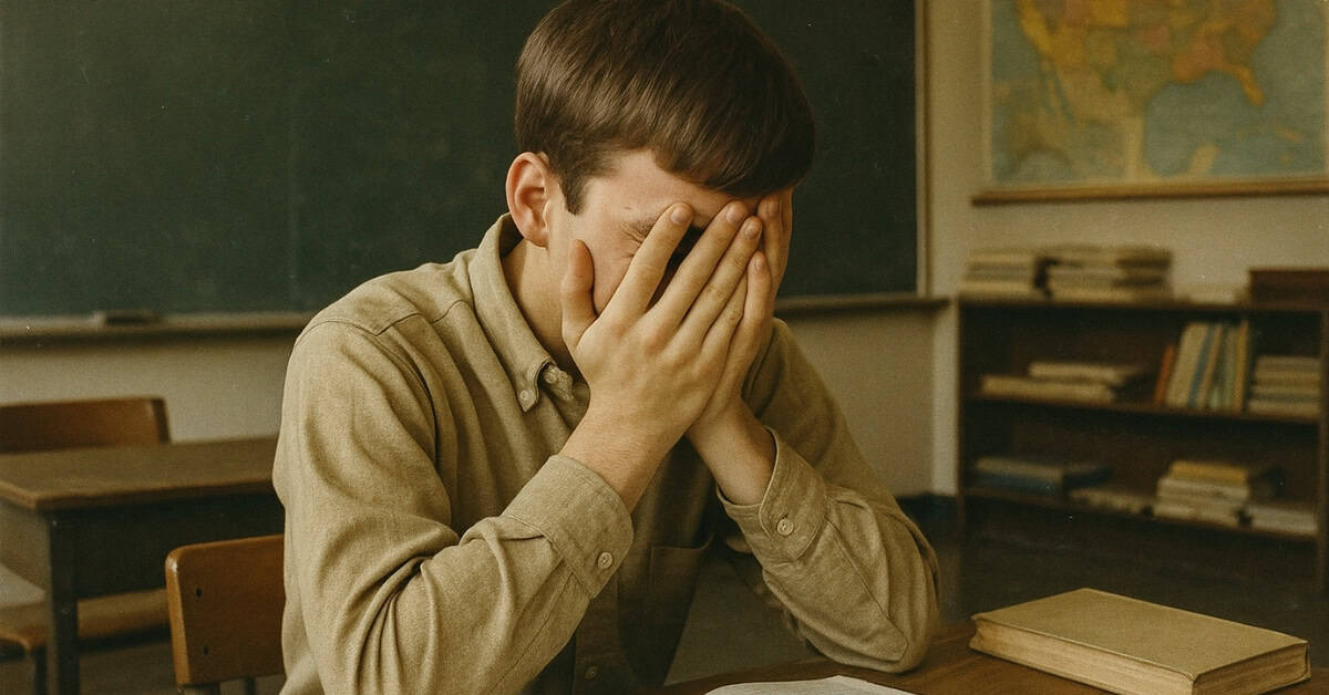 School Punishments That Were Legal Then But Would Be Criminal Now 10 Image of a teacher announcing grades publicly, reflecting past discipline methods