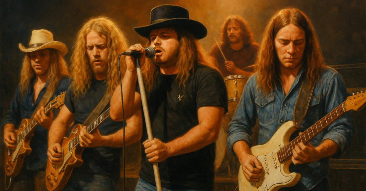 Image of Lynyrd Skynyrd's "Sweet Home Alabama" from the '70s pop era