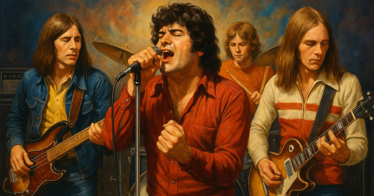 Image of the album cover for "American Woman" by The Guess Who, a '70s pop classic.