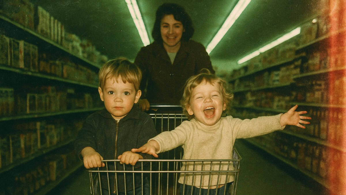 What Kids Used to Do at the Grocery Store That's Unthinkable Now 2 Unthinkable kid did grocery store 10