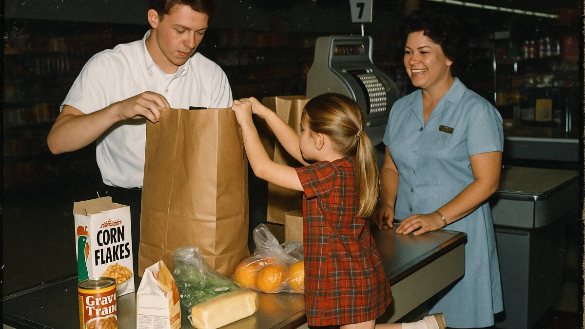What Kids Used to Do at the Grocery Store That's Unthinkable Now 5 Unthinkable kid did grocery store 11