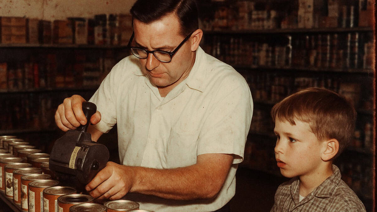 How Grocery Shopping Got Worse the More It Was 'Improved' 4 Kids mesmerized by the price stamper at the grocery store, a lost art.
