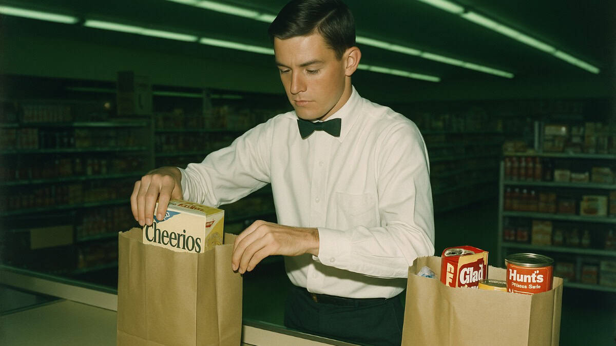 What Kids Used to Do at the Grocery Store That's Unthinkable Now 14 Unthinkable kid did grocery store