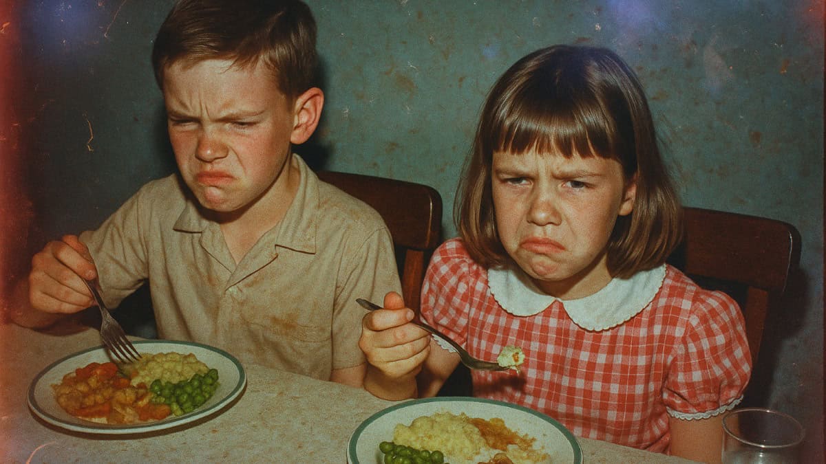15 Dinner Table Rules That Would Make Today's Kids Stage a Revolt 16 dinner table rules stage revolt 1