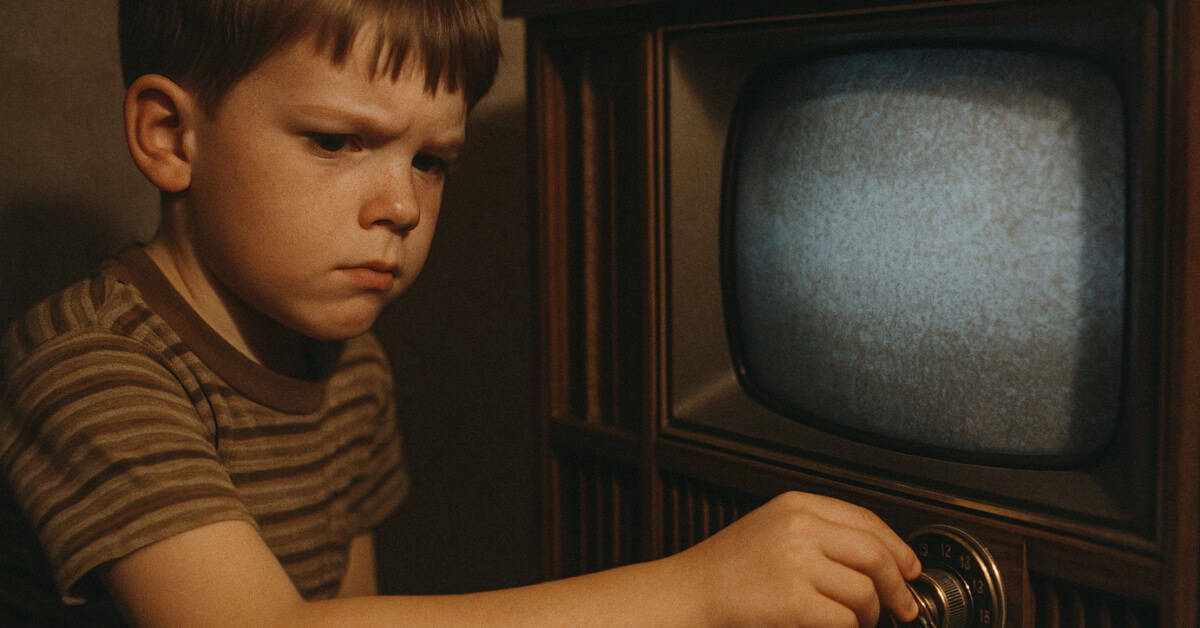 What TV Was Like Before Cable 8 A nostalgic classroom scene reflecting school rules kids remember without cable TV.