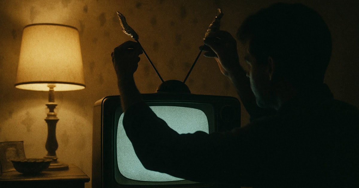 13 Things Every Kid Who Watched TV Before Remote Controls Remembers 3 adjusting tv antenna