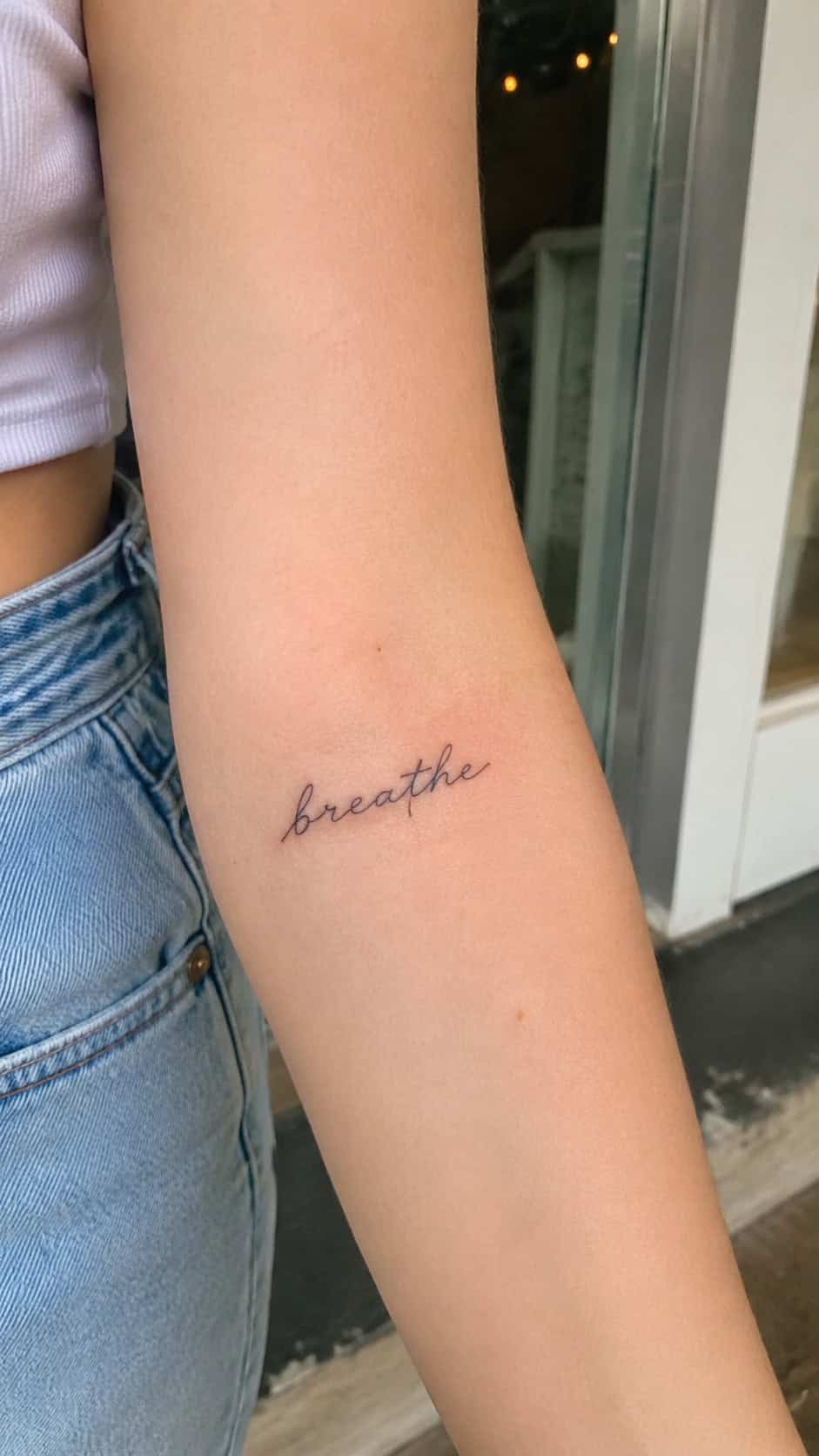 38 Creative Tattoo Ideas for Women 57 A Meaningful Word