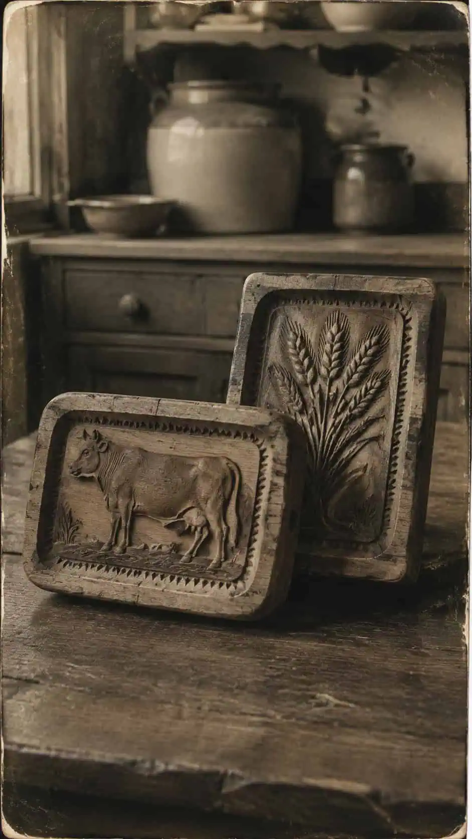 Wooden Butter Molds and Stamps