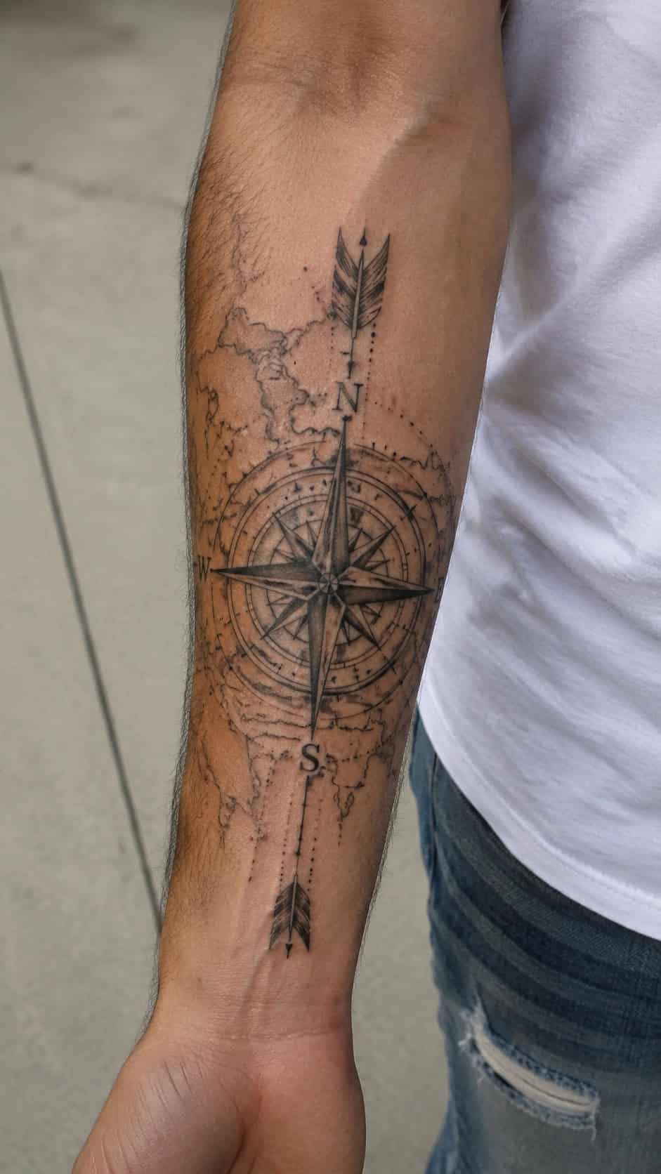 48 Tattoo Ideas for Men Worth Considering for Your Next Ink 76 Compass Rose
