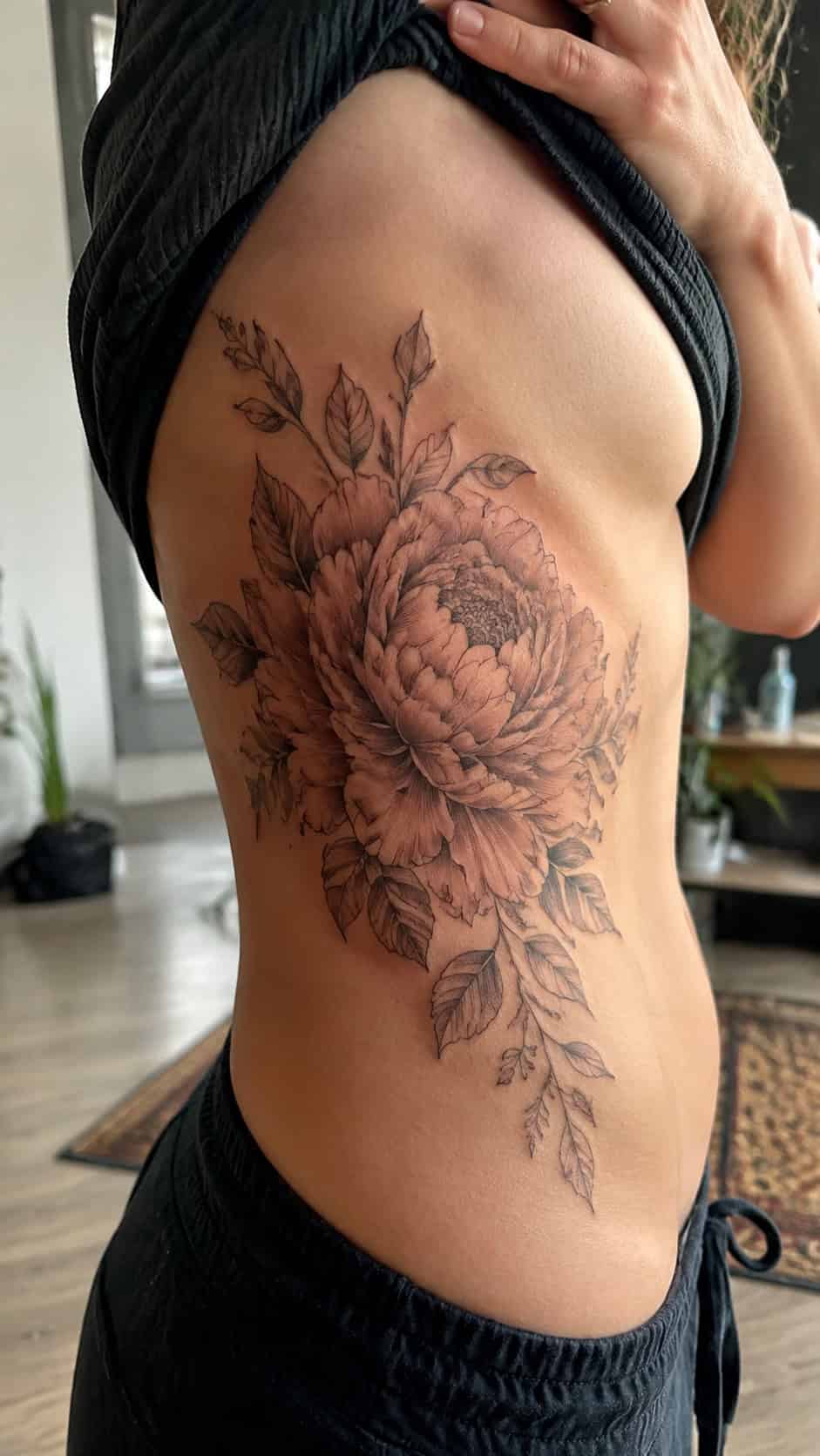 Single Peony Bloom