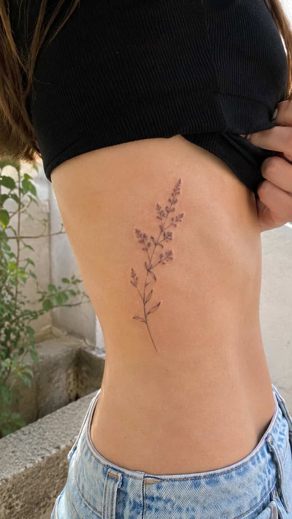 Fine-Line Botanical Sprig