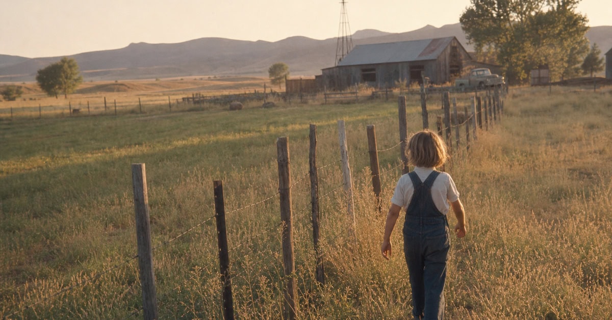 28 Things Every Farm Kid Could Do That City Kids Can't Imagine 15 Farm child navigating a pasture by familiar landmarks in the late 1960s