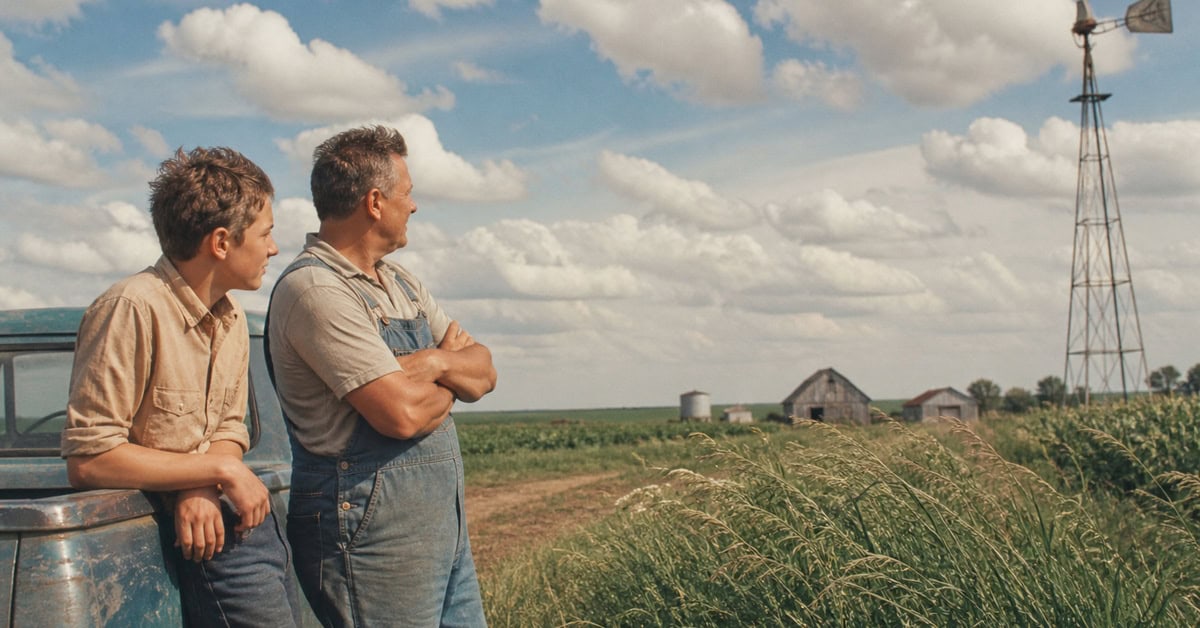 28 Things Every Farm Kid Could Do That City Kids Can't Imagine 6 Farm teenager reading clouds and wind with a parent in the late 1960s