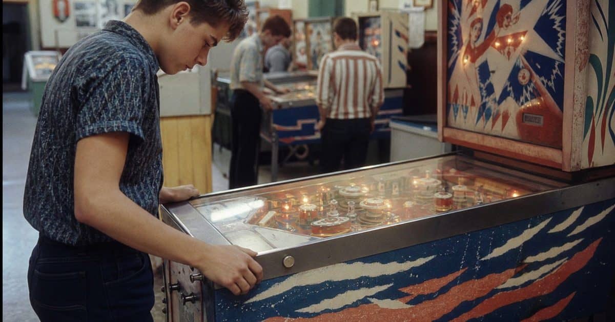 14 Things You Could Buy for a Nickel in 1960 (That Cost $20+ Now) 13 Teenager playing a nickel pinball game in 1960