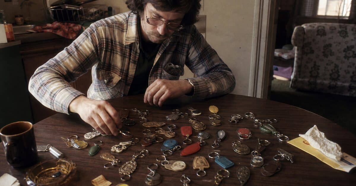 15 Items in Your Junk Drawer That Could Be Worth Real Money 9 Collection of vintage keychains from a household junk drawer
