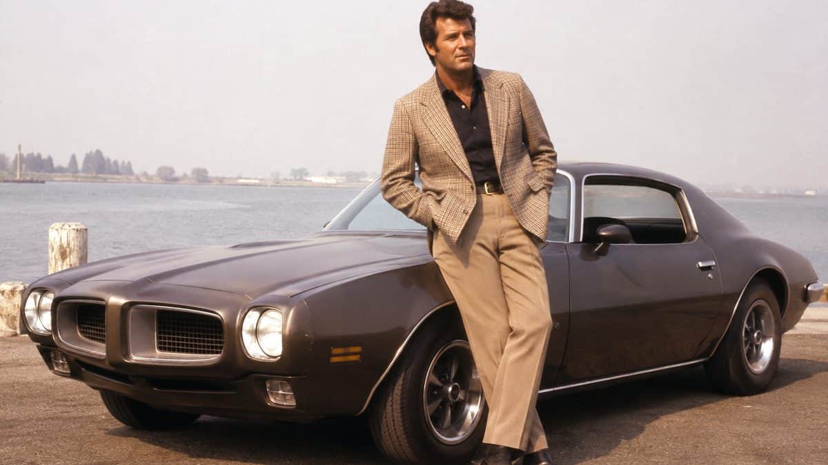 18 Classic TV Theme Songs from the '70s Still Stuck in Your Head 10 James Garner as Jim Rockford with his Firebird