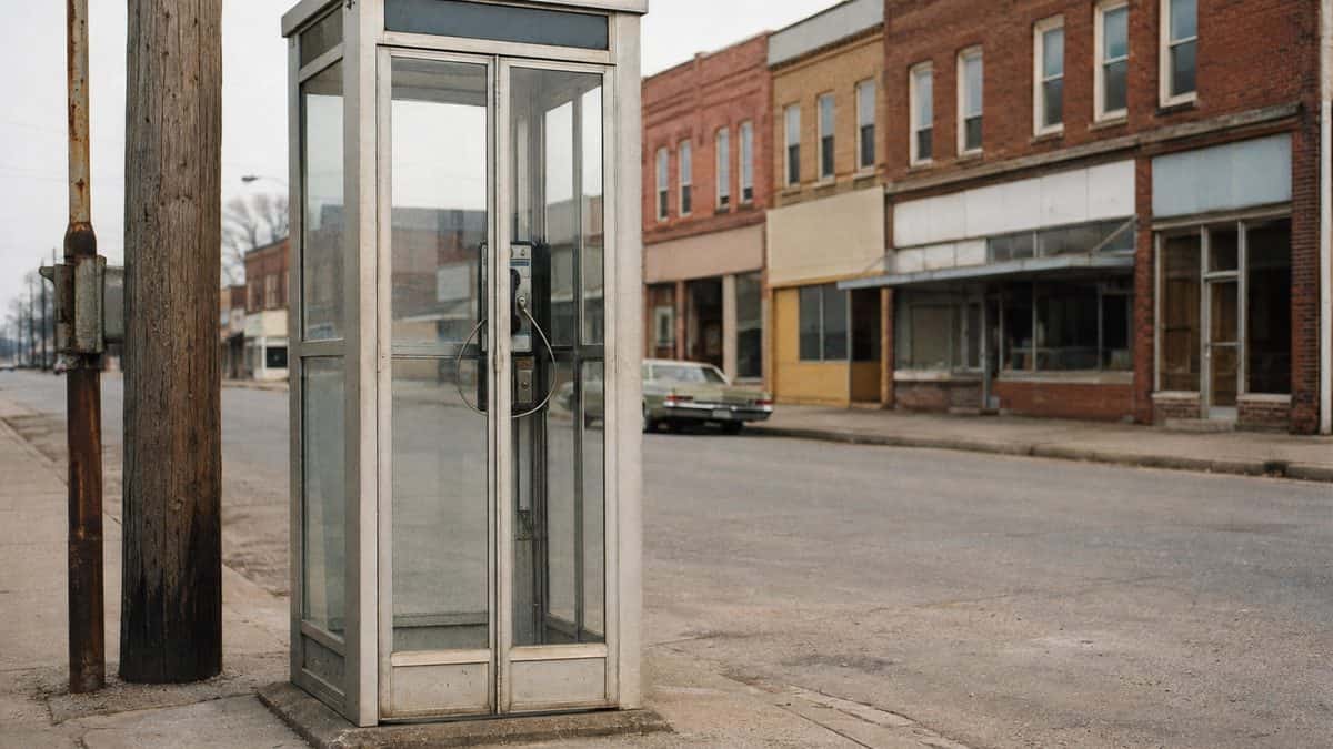 14 Things Every Kid Who Used a Rotary Phone Remembers 13 Classic phone booth on a street corner