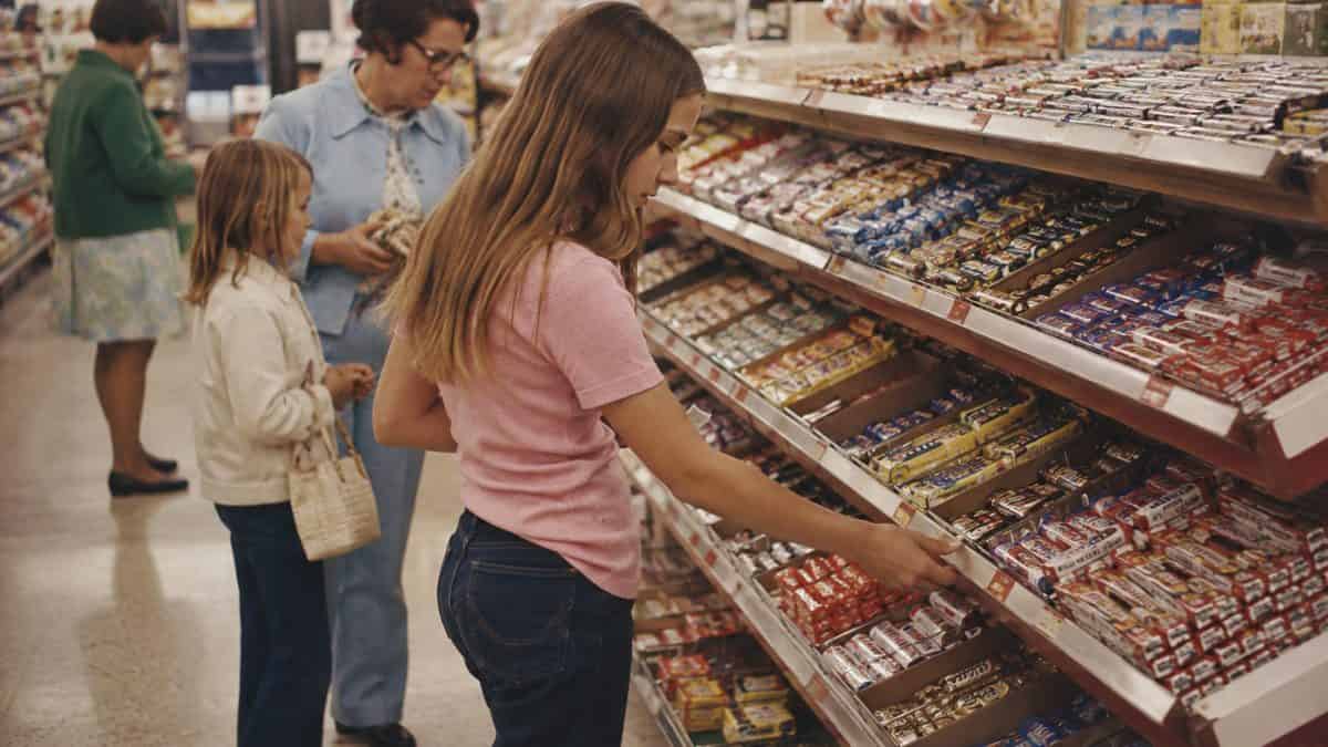 1970s candy aisle