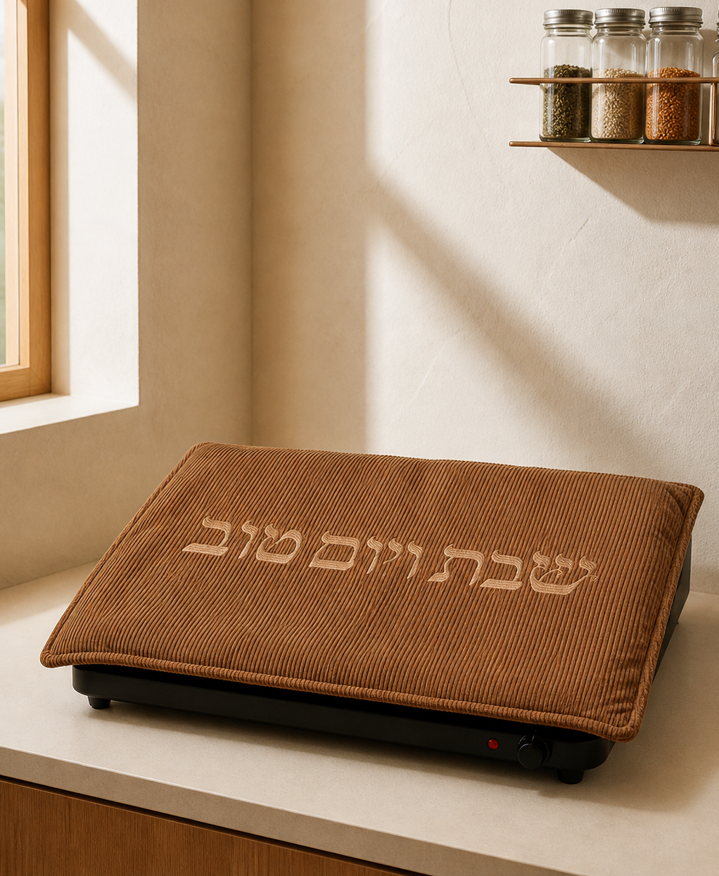 כיסוי פלטה מקורדרוי מהודר
