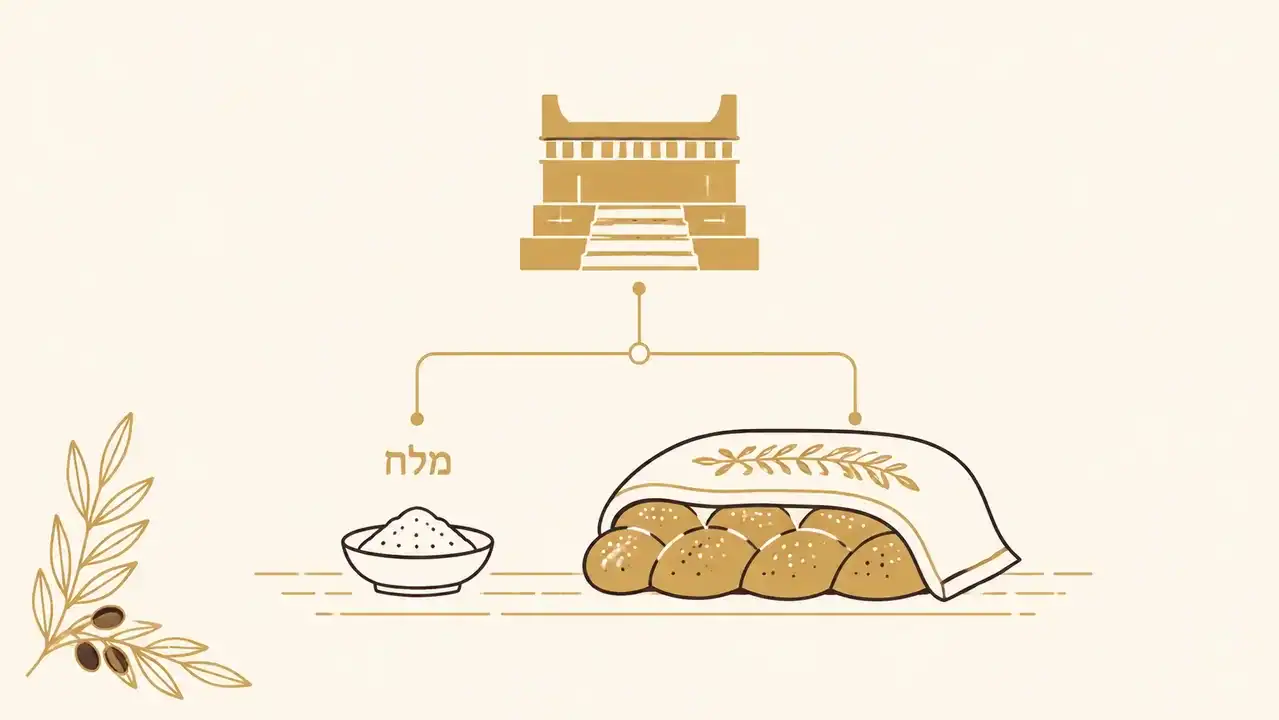 מדוע שמים מלח על השולחן מנהג ומקורותיו מהתורה וההלכה
