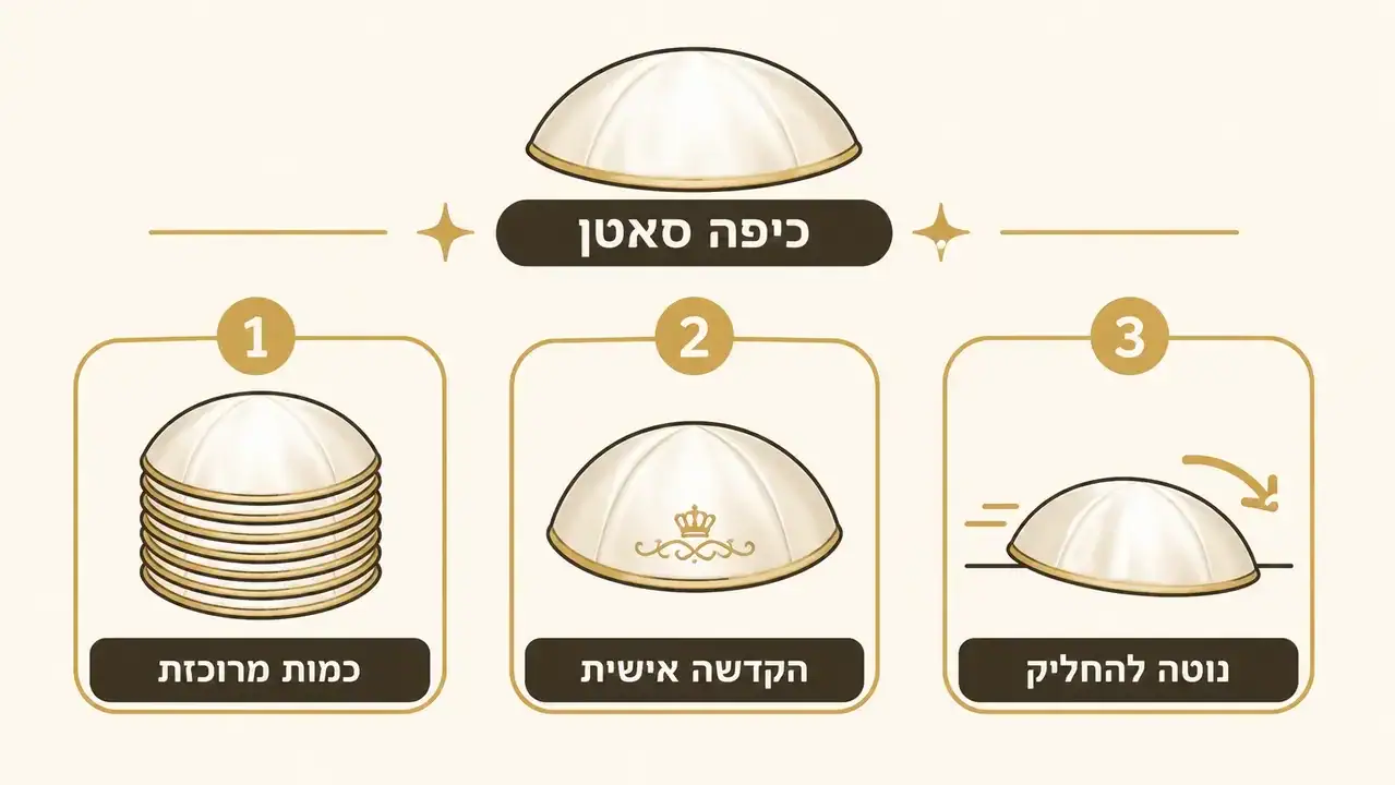 כיפת סאטן למה היא נפוצה כל כך באירועים