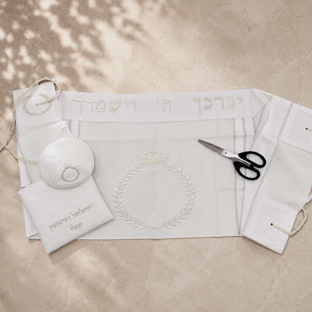 סט חאלקה עלים | שמנת