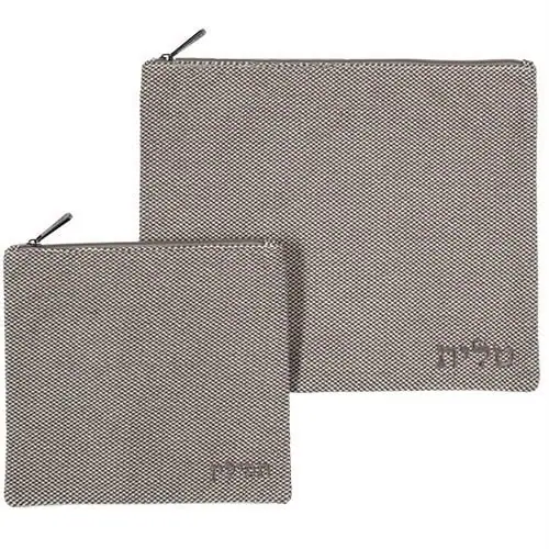 ⁦תיק מפואר לטלית ותפילין | אפור כהה⁩ – תמונה ⁦2⁩