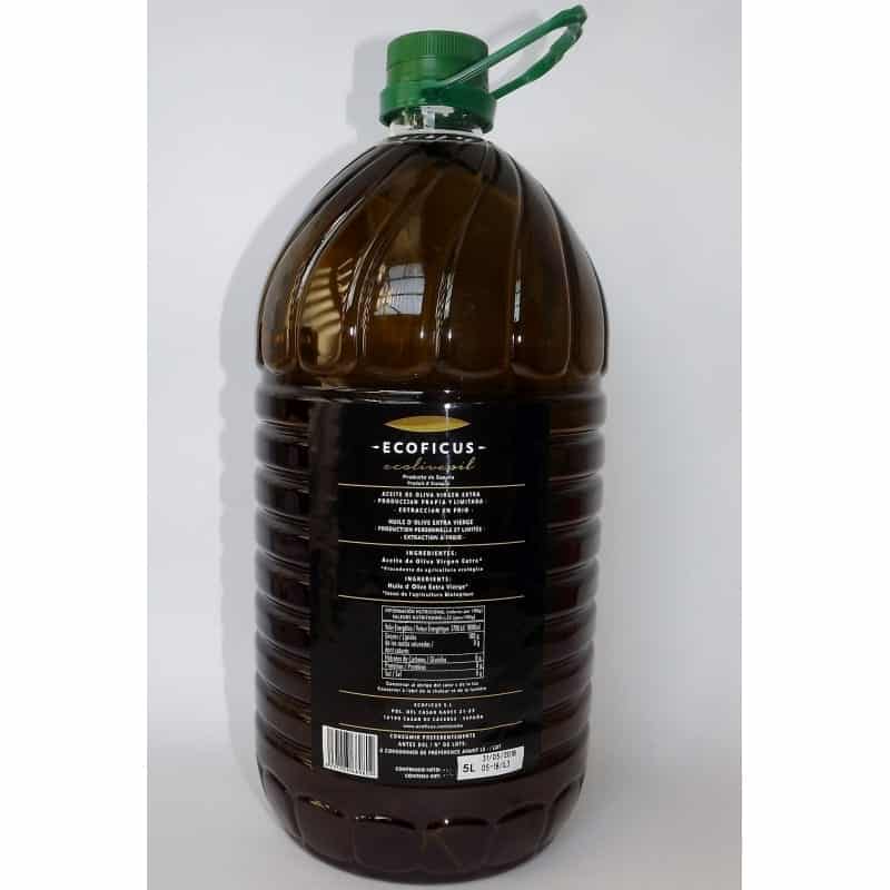 Aceite de Oliva Virgen Extra ecológico 5L - Imagen 2