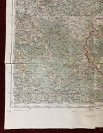 Topographic Map Cacak Vintage Military Serbia 1948 - Image 4