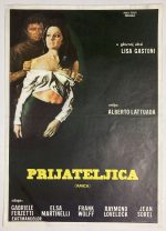 Original Movie Poster L'Amica 1969 Lisa Gastoni Gabriele Ferzetti Lattuada EXYU