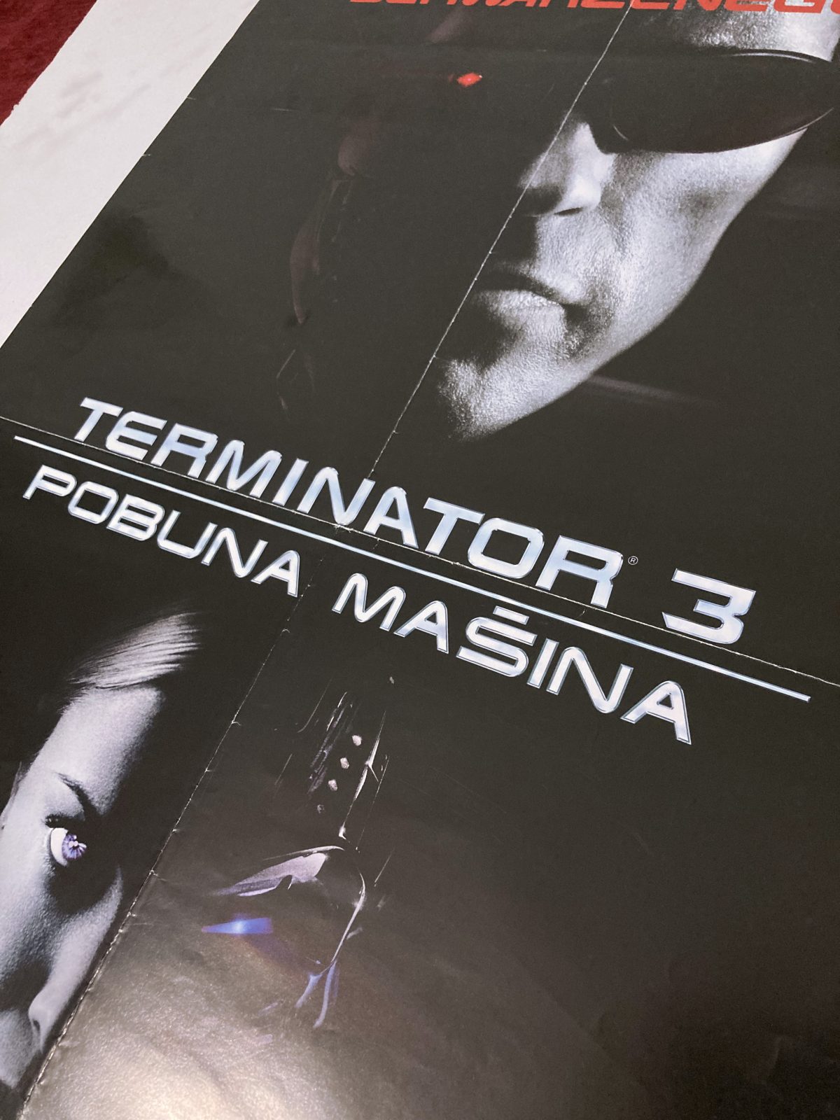 Terminator 3 Poster Vintage Original Rise of the Machines 2003 - Image 2